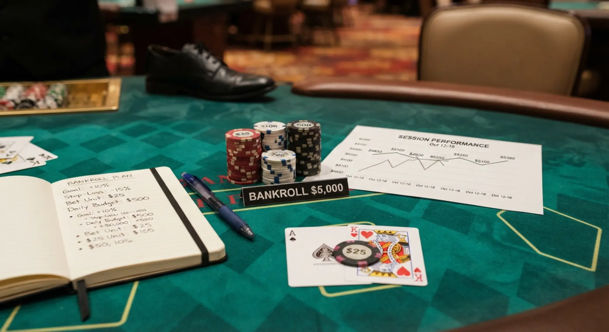 Bankroll menedzsment a blackjackben Bankroll menedzsment blackjackhez zsetonokkal