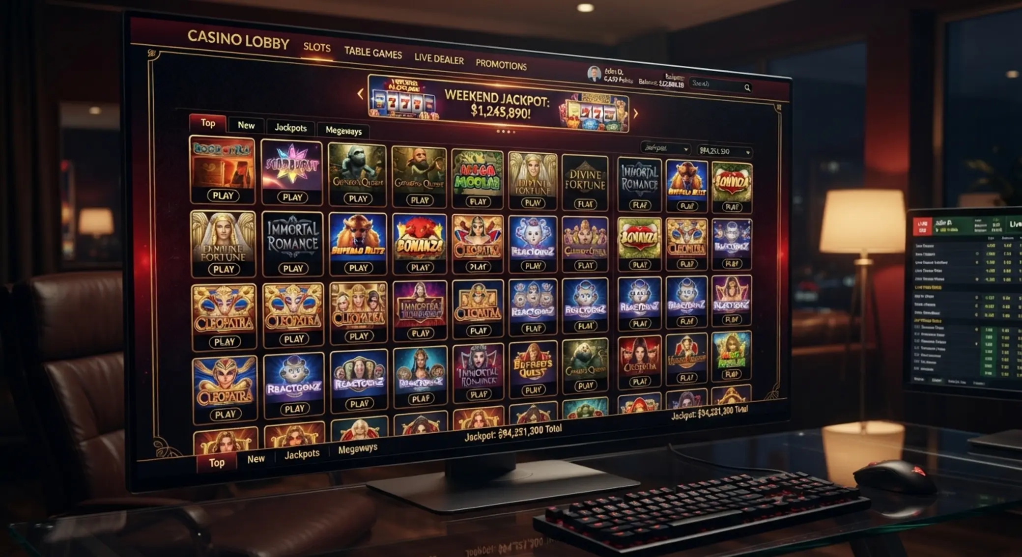 Nagy 20Bet slot választék kaszinós hangulatban
