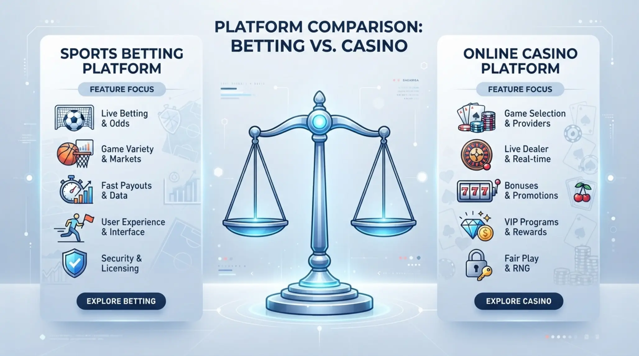 GGbet és 20Bet összehasonlítása semleges vizuális formában